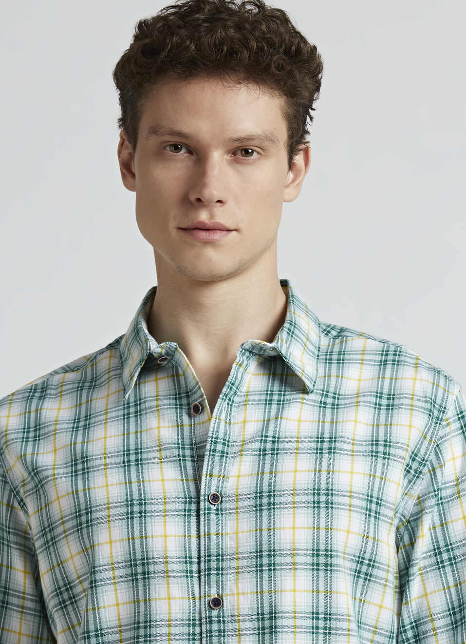 Green Checks Full Sleeve Shirt, , large image number 4