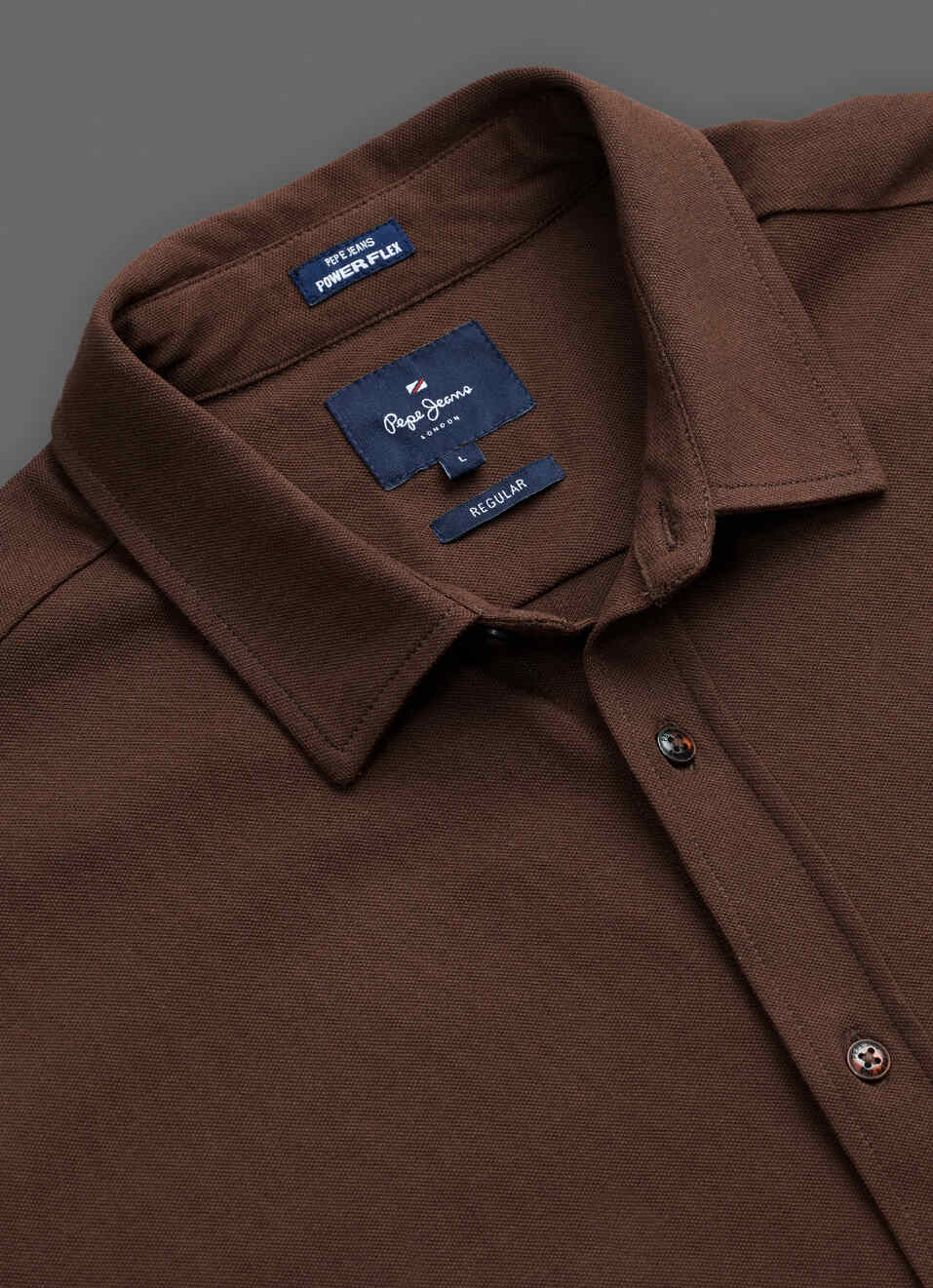 Men Brown Solid Shirt, , large image number 3