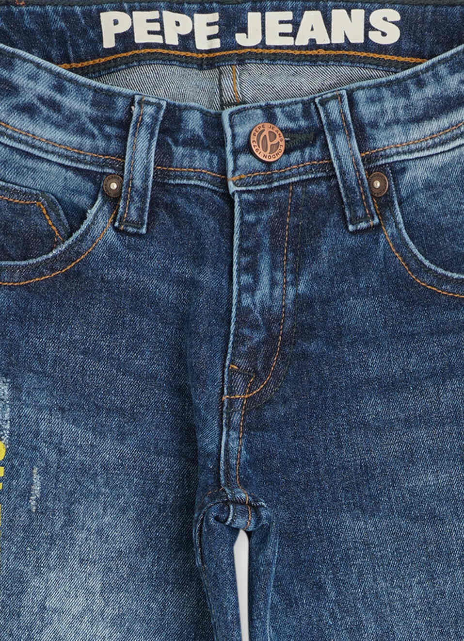 Cashed Mid Waist Slim Fit Denim, , large image number 3