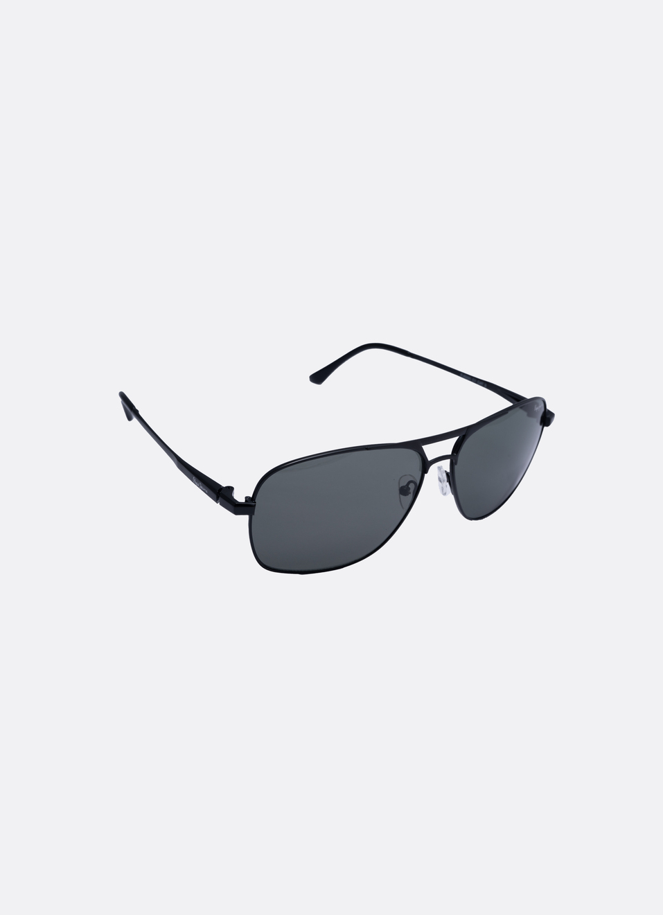 Retro Black Uv-protected Rectanglar Sunglasses, , large image number 1