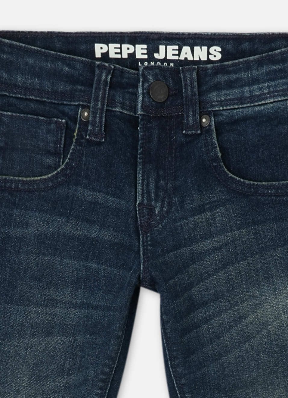 Boys Cash Dark Blue Mid Rise Slim Fit Jeans, , large image number 2