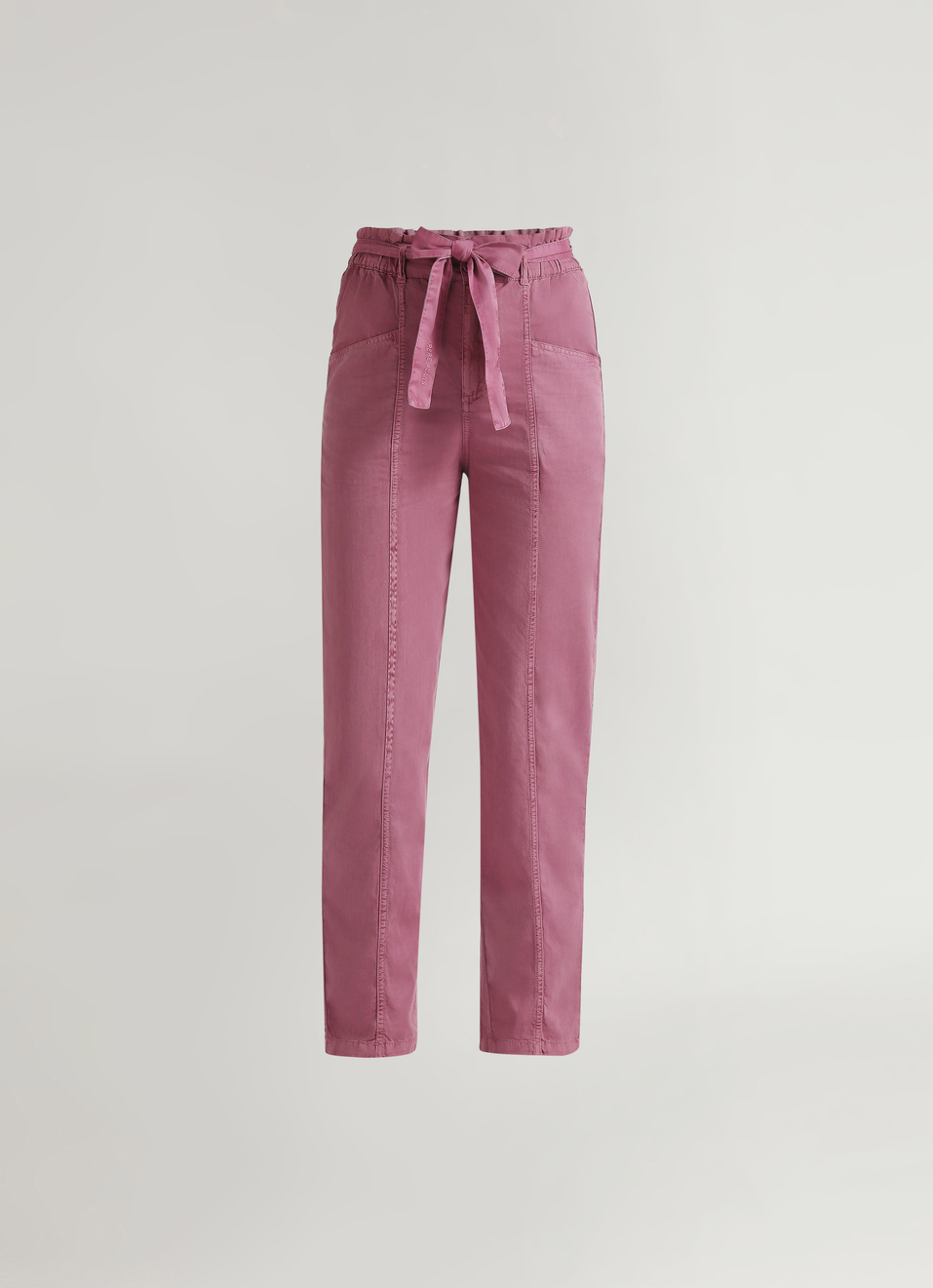 Pink Overdyed High Waist Comfort Fit Pants, , large image number 5