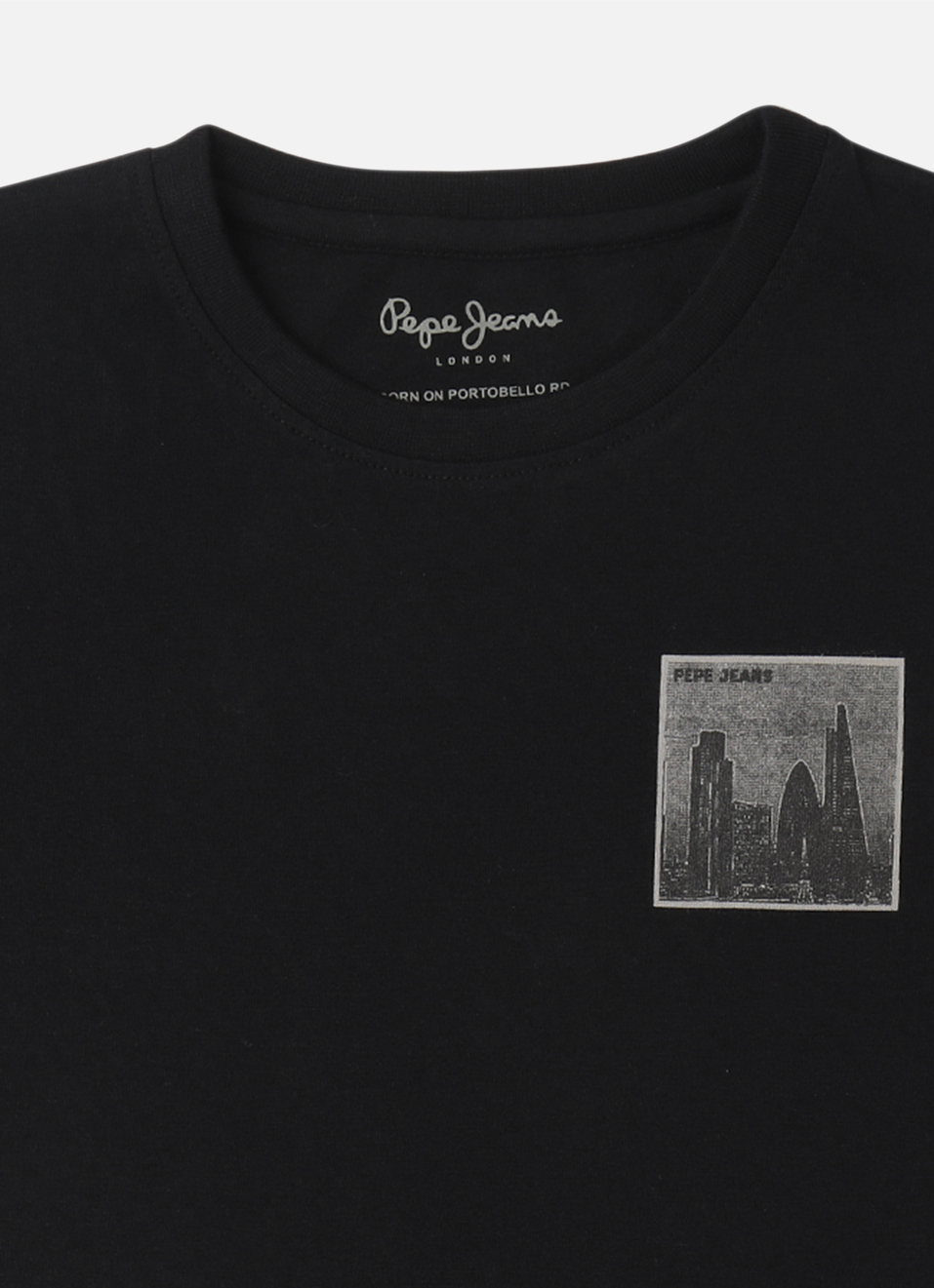 Boys Black Back Print Short Sleeve Oversized T-shirt, , large image number 2