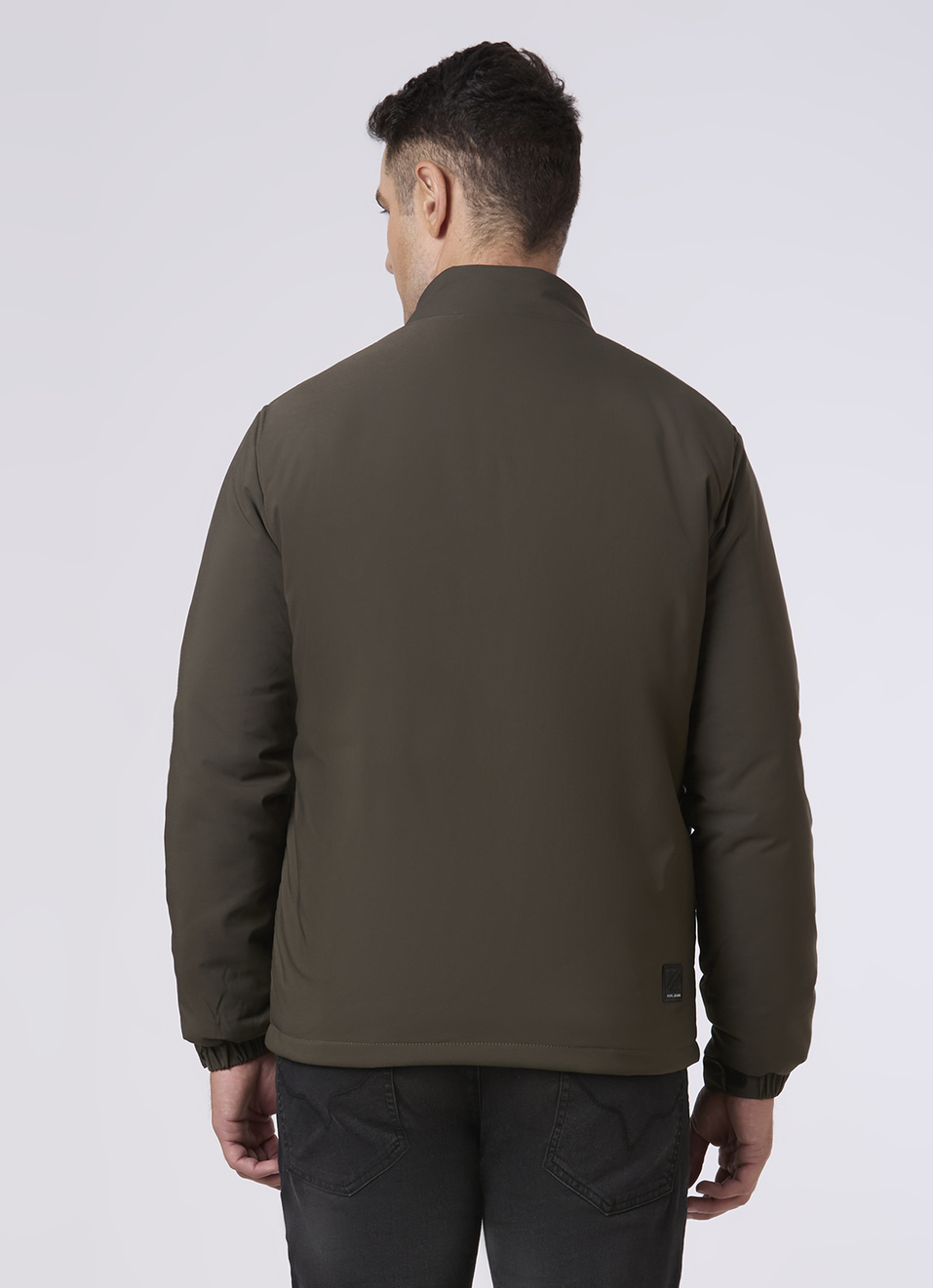 Men Olive Green Multi-pocket Utility Jacket, , large image number 2