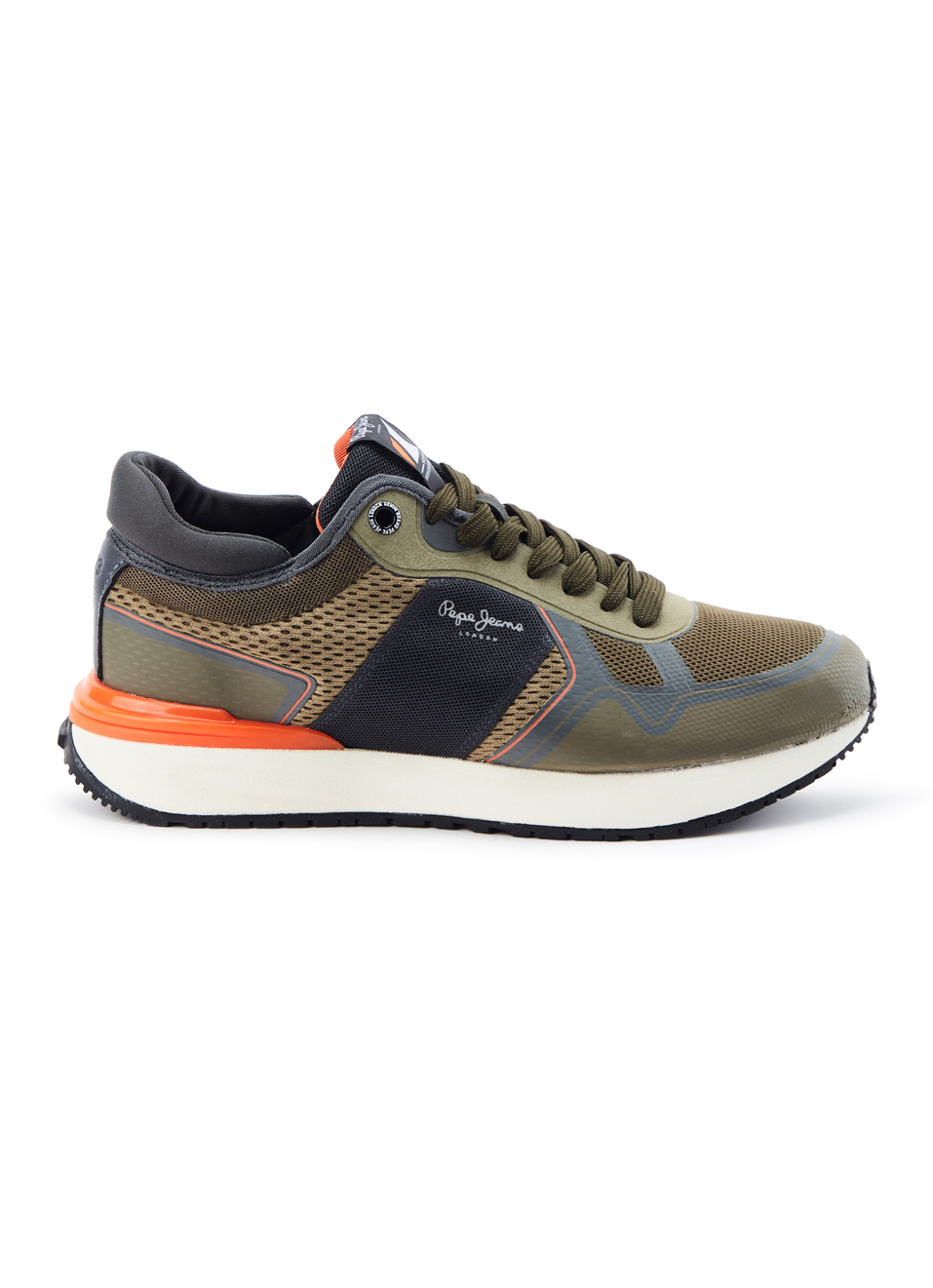Khaki And Green Anti-skid Fashion Sneakers, , large image number 5