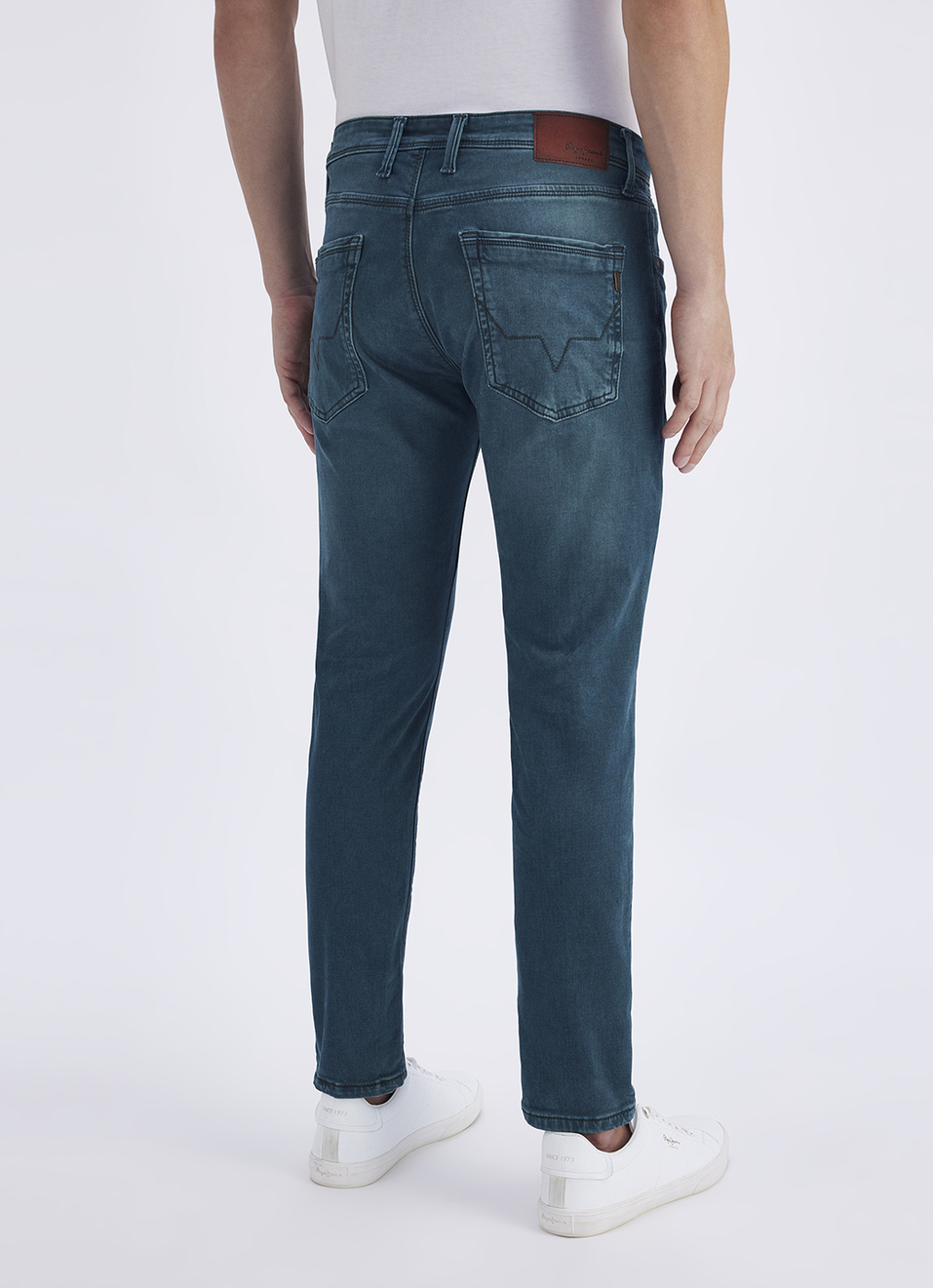Men Green Mid Rise Skinny Ankle Length Gymindigo Jogger Like Jeans, , large image number 3