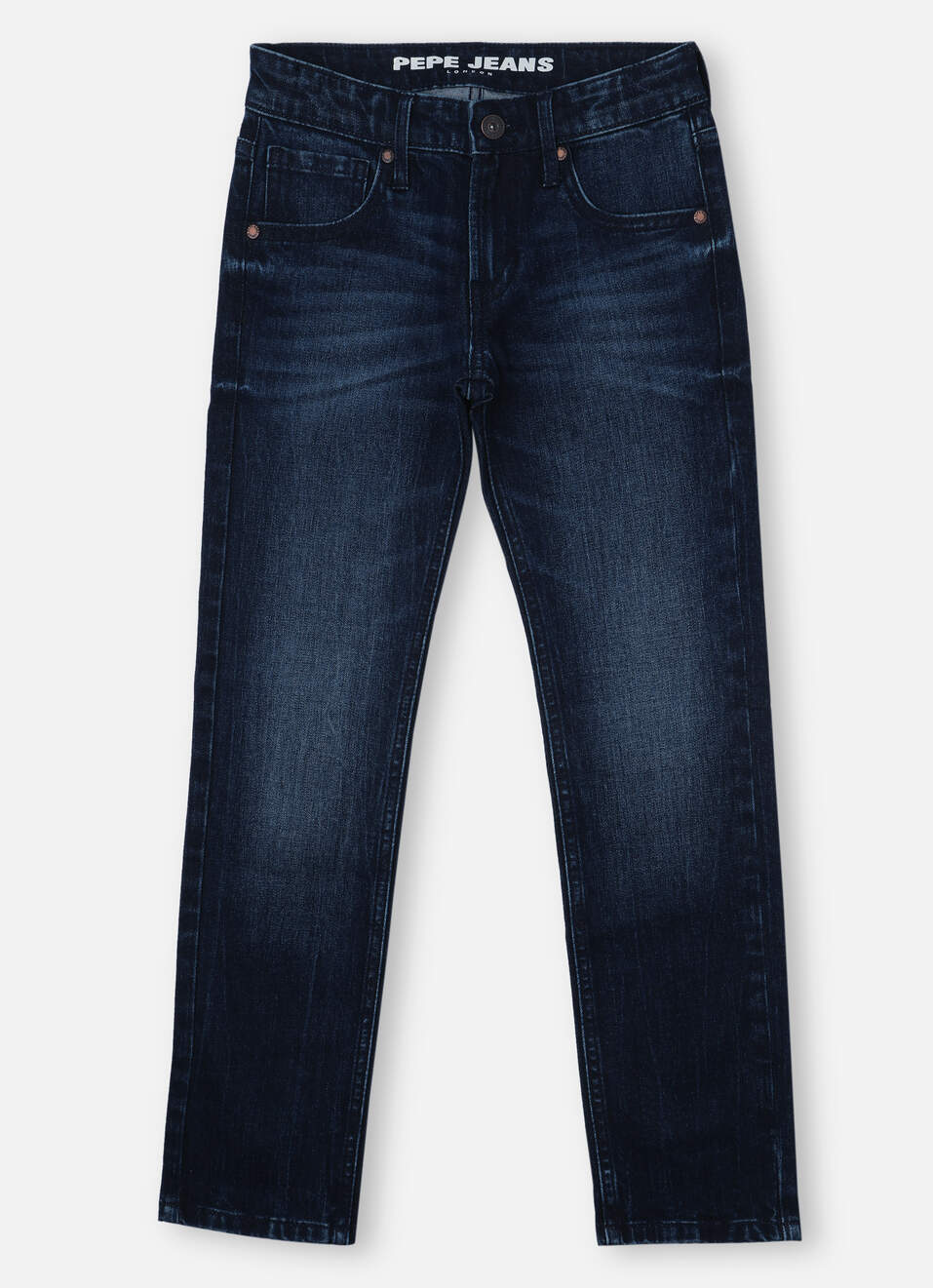 Boys  Blue Mid Waist Slim Jeans, , large image number 0