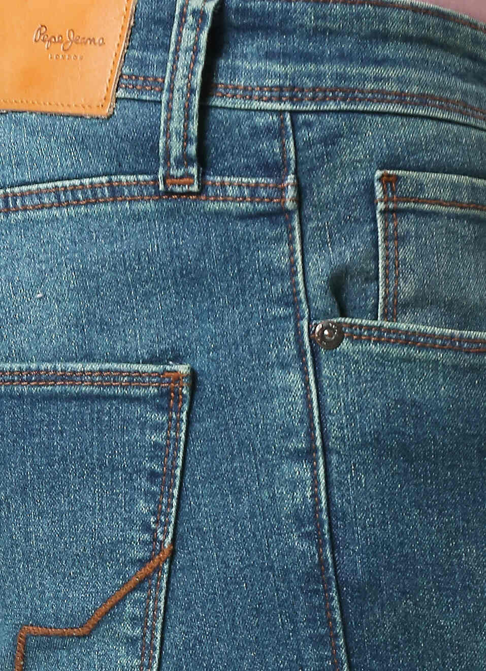 Holborne Green Tinted Mid Rise Straight Fit Jeans, , large image number 4