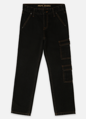 Boys Skater Black Mid Rise Gymindigo Jeans