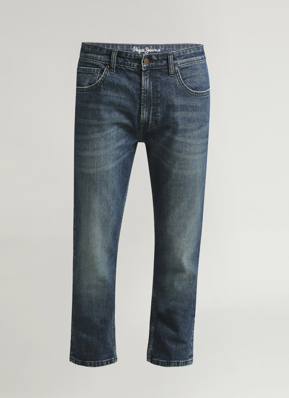 Cash Mid Rise Straight Fit Tinted Jeans, , large image number 6