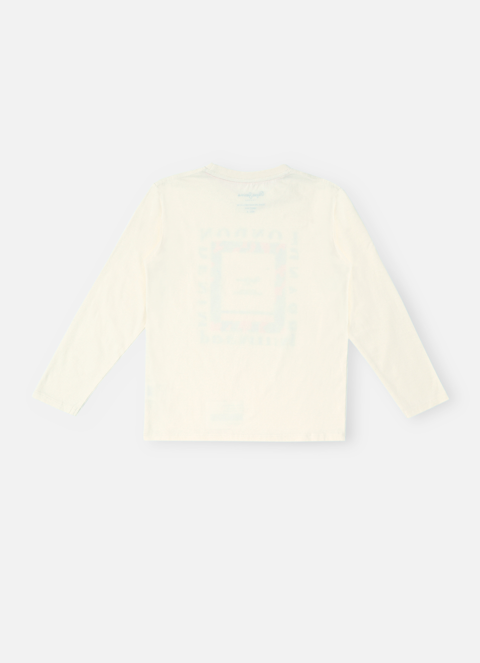 BOYS IVORY GRAPHIC PRINT FULL SLEEVE T-SHIRT, , large image number 1