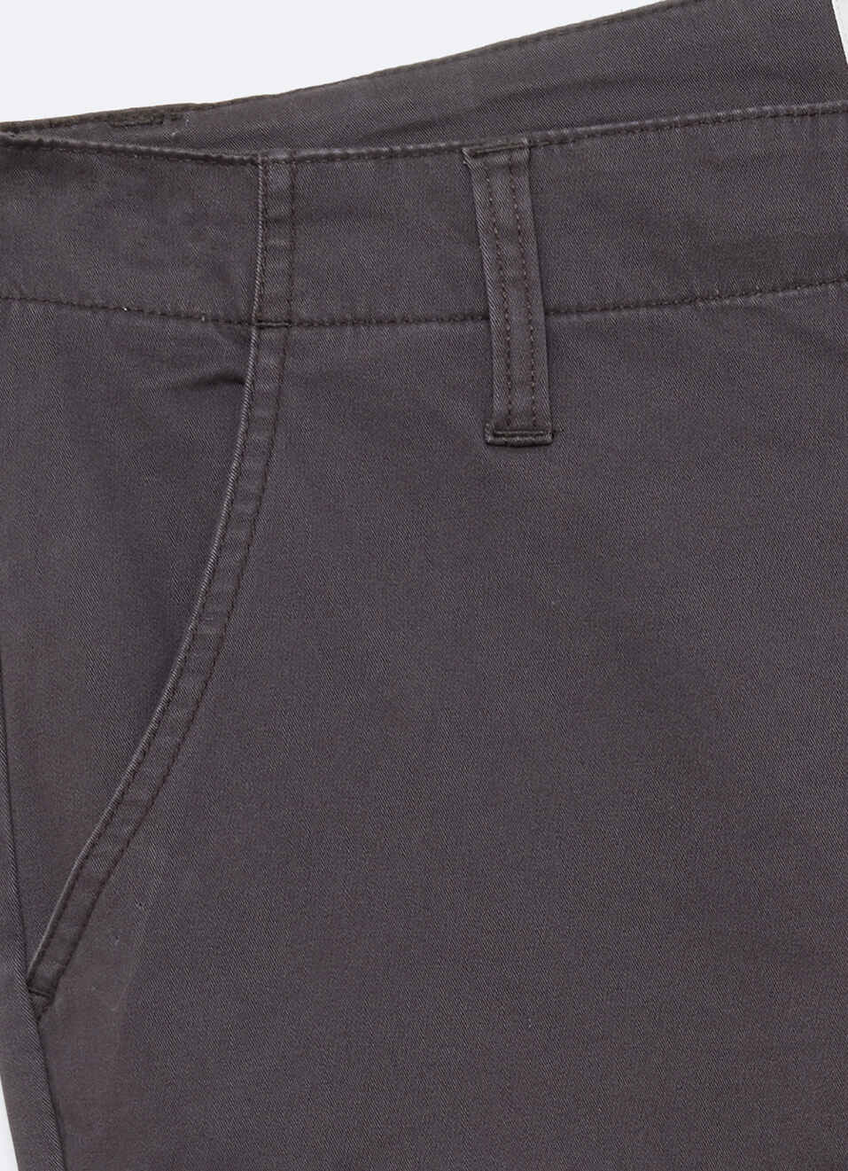 Men Charcoal Cargo Straight Fit Pants, , large image number 6