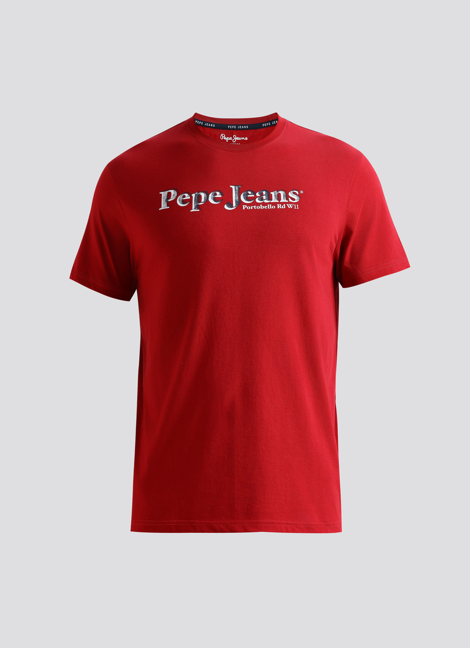 Red Graphic Print Short Sleeve T-shirt, , large image number 6