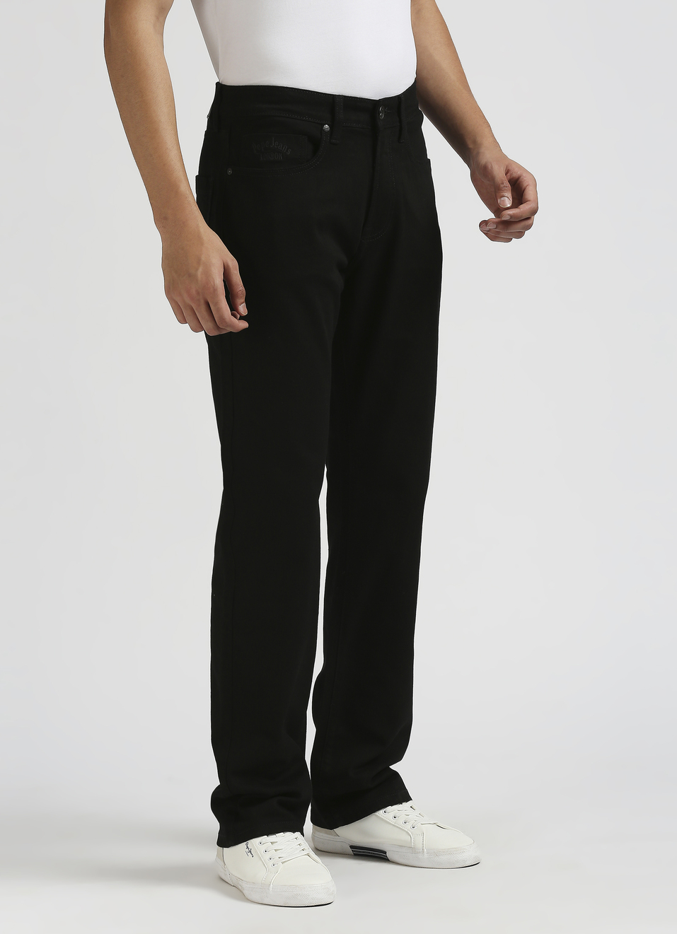 Kingston Blue Mid Rise Straight Fit Jeans, , large image number 2