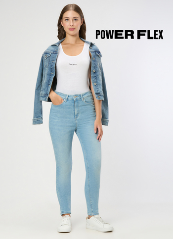 Women Super Light Tinted Used Skinny Jeans