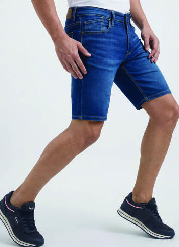 Men Blue Mid Rise Regular Shorts