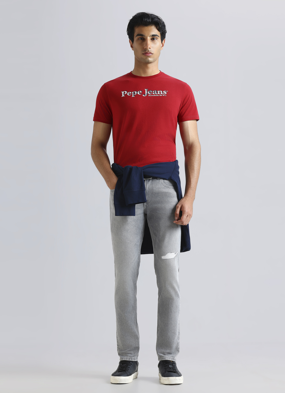 Red Graphic Print Short Sleeve T-shirt, , large image number 5