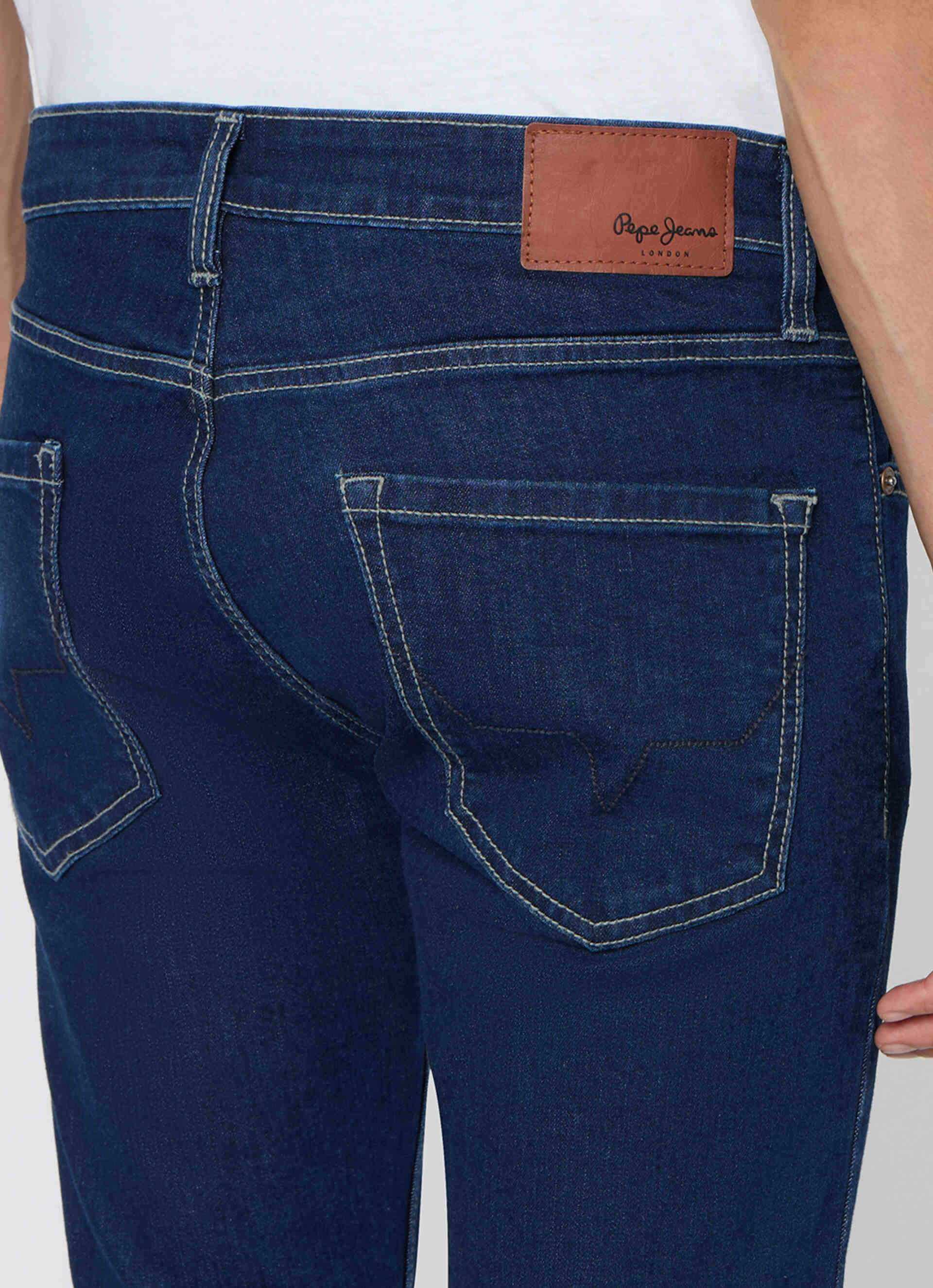 Men Blue Slim Fit Stretchable Jeans, , large image number 9
