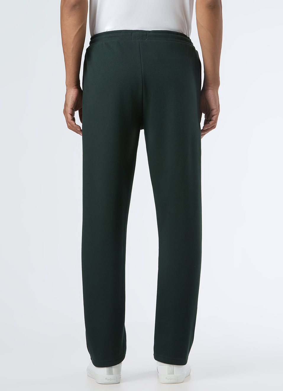 Men Green Mid Rise Straight Fit Sweatpant, , large image number 2