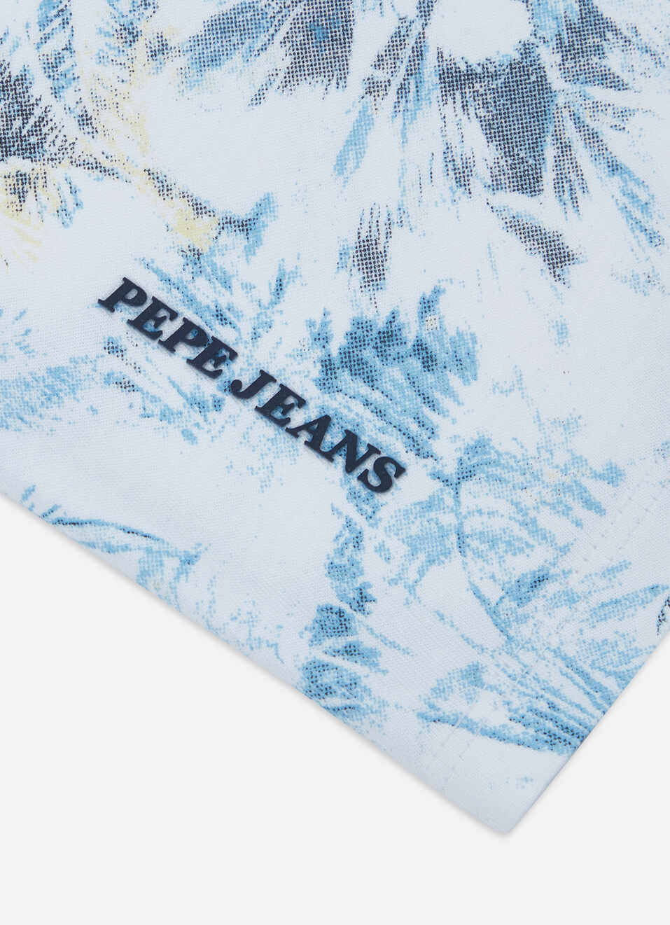 Boys Blue All Over Tropical Print Short Sleeve T-shirt, , large image number 3