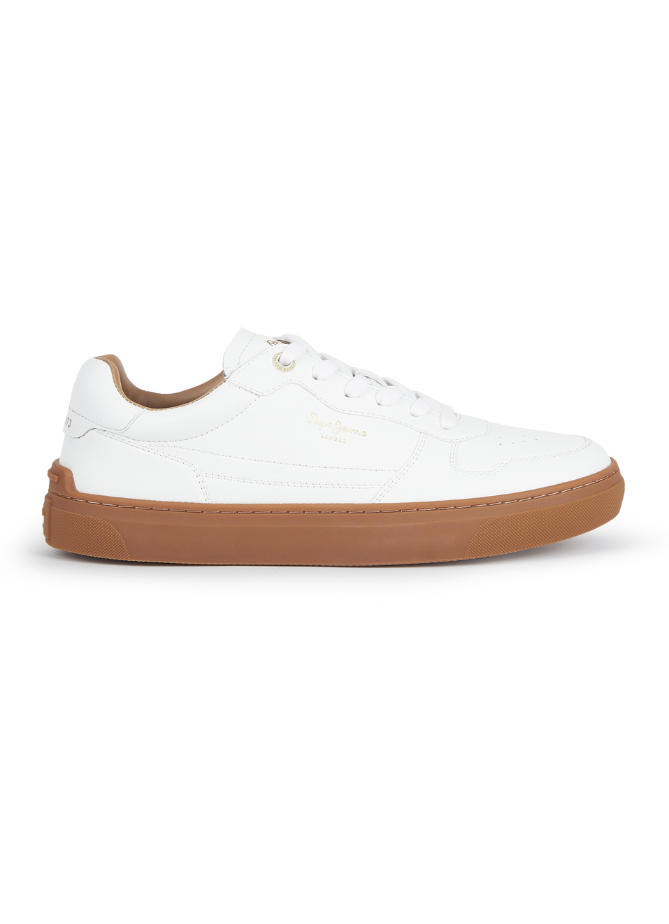 White Retro Anti-skid Cupsole Sneaker, , large image number 5