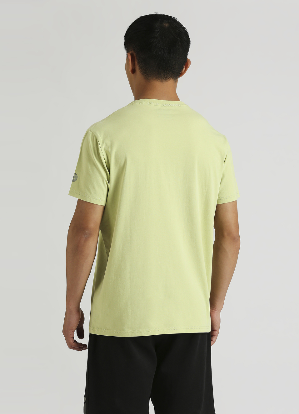 Pistachio Slogan Print Stretch T-shirt, , large image number 2