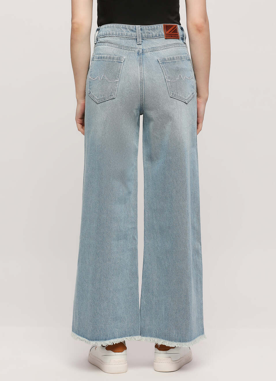 Wide Leg Loose Fit High Waist Jeans, , large image number 2