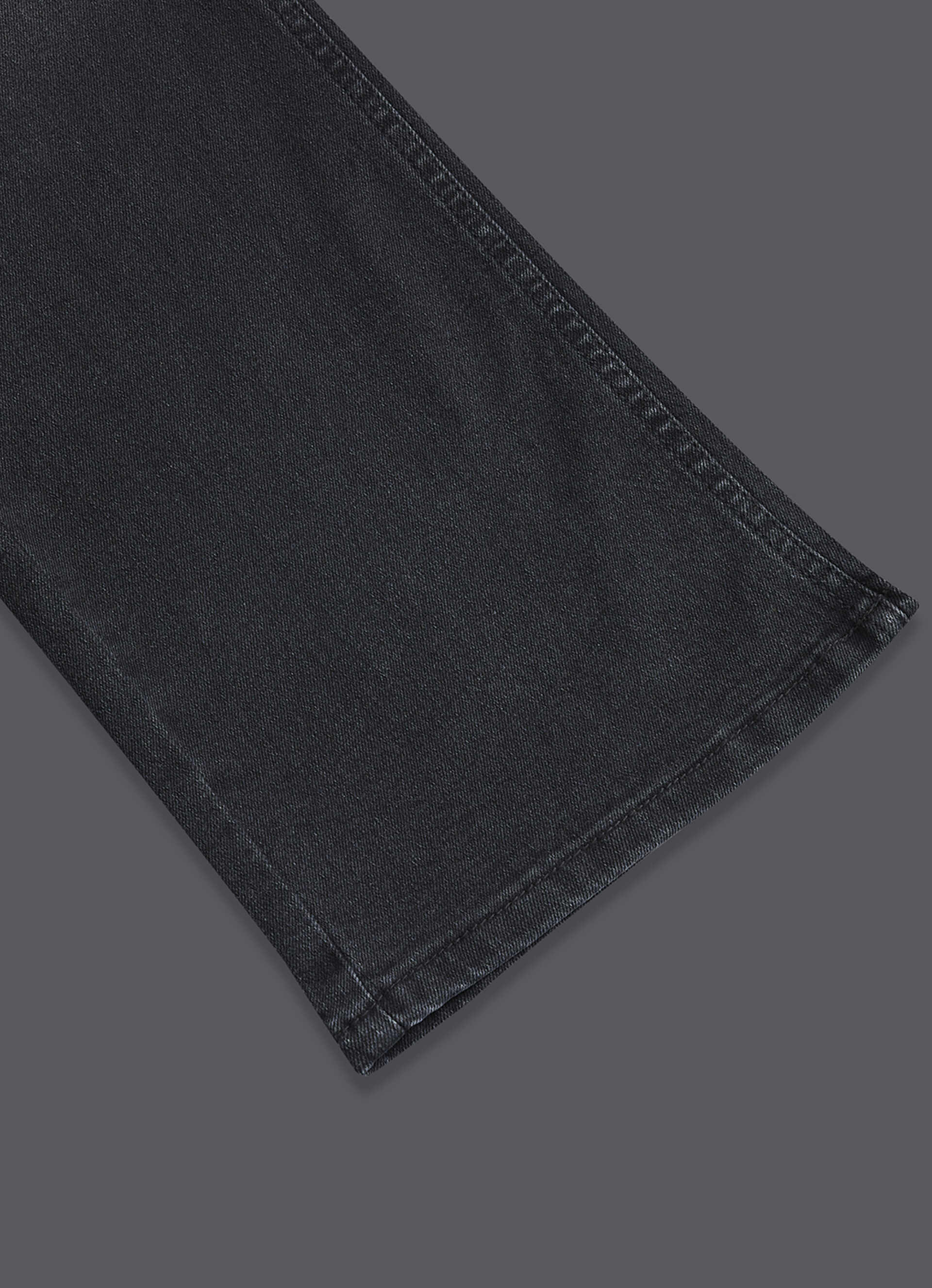 Men Black Bootcut Mid Rise Stretchable Jeans, , large image number 7