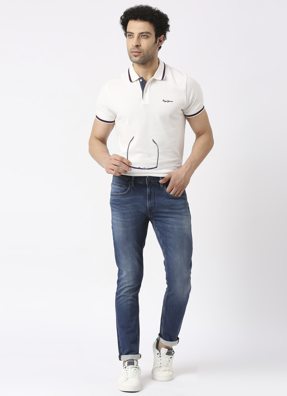 Tapered Vapour Tapered Fit Low Waist Jeans, , large image number 5