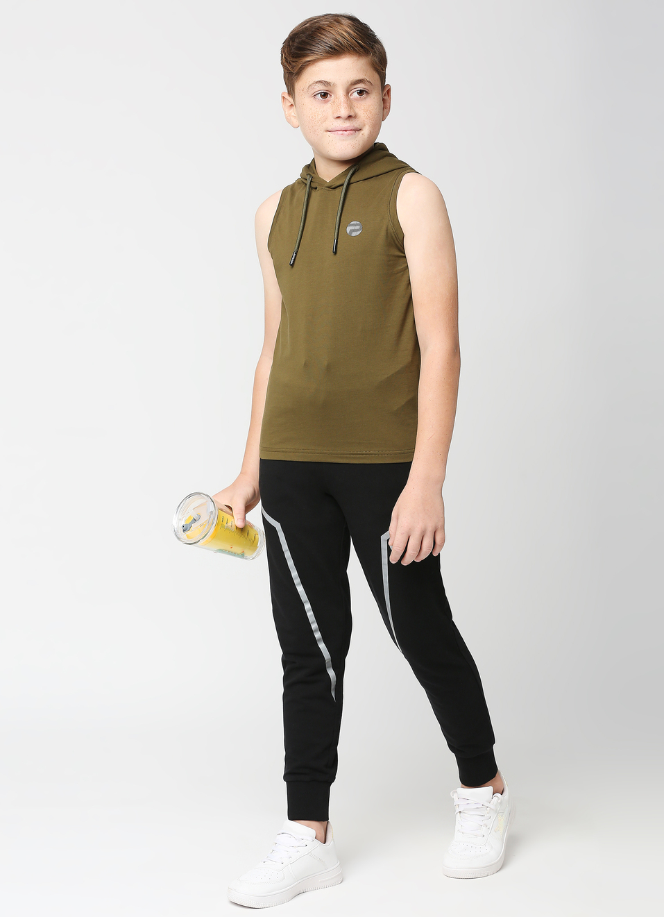 Diego Jr Hooded Muscle Tee, , large image number 5