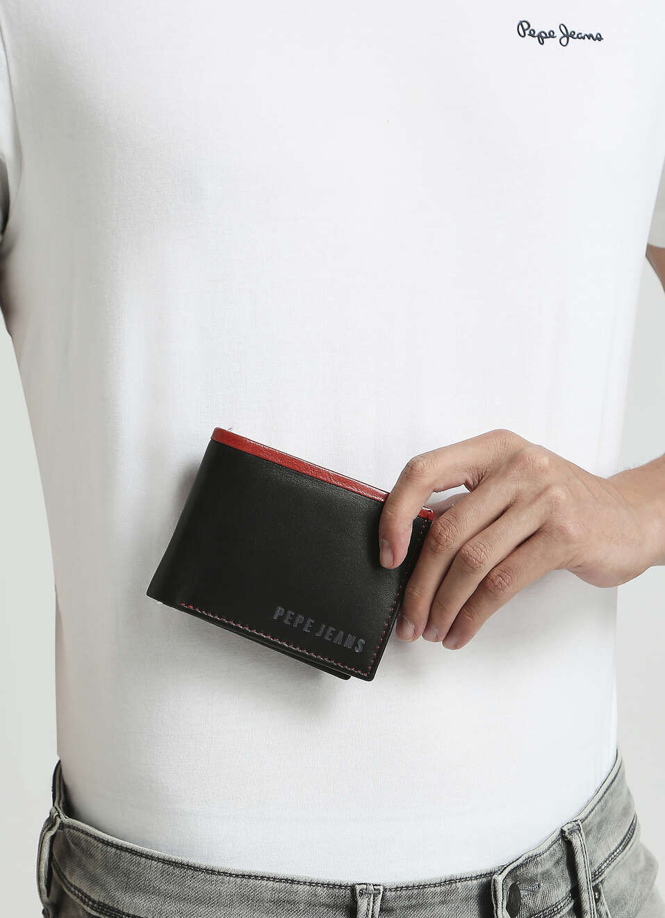 Black Textured Wallet, , large image number 3