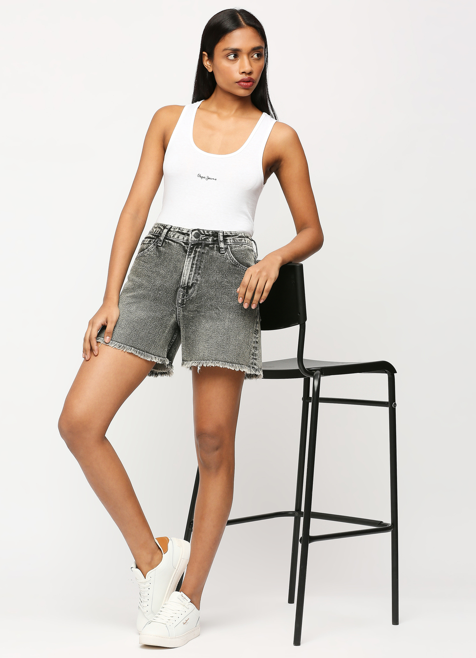 Rachel Black High Waist Regular Fit Shorts, , large image number 0
