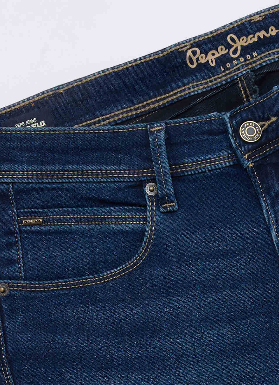 Men Blue Slim Fit Mid Rise Stretchable Jeans, , large image number 6