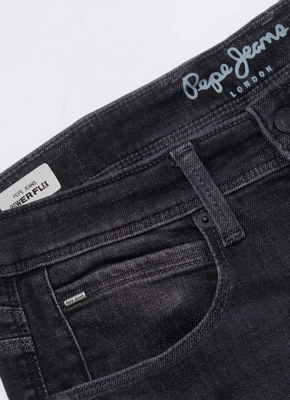 Men Black Straight Fit Mid Rise Stretchable Jeans, , large image number 6
