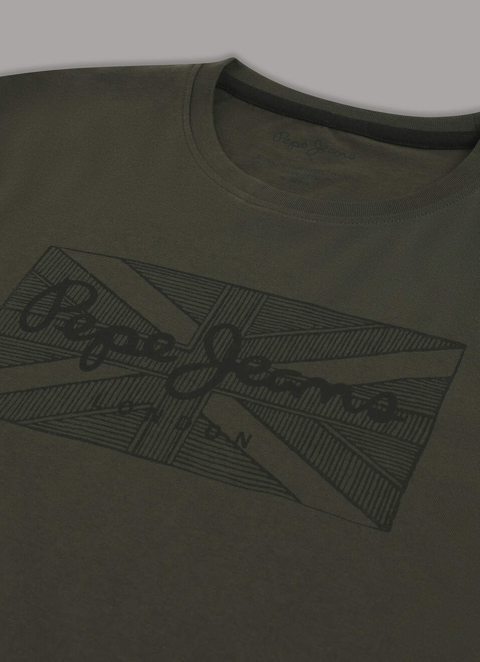 Men Green Slim Fit Graphic T-shirt, , large image number 3