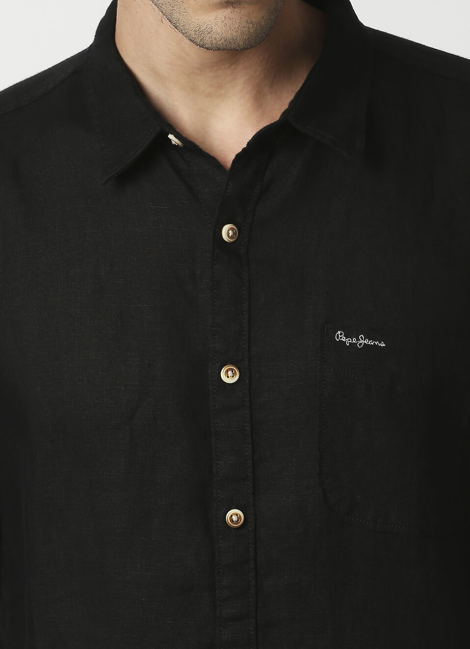 Kingsman Slim Fit Pure Linen Shirt, , large image number 4