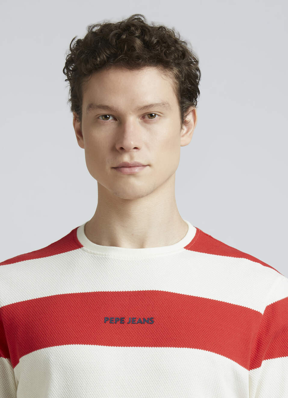Red Stripes Full Sleeves T-shirt, , large image number 4