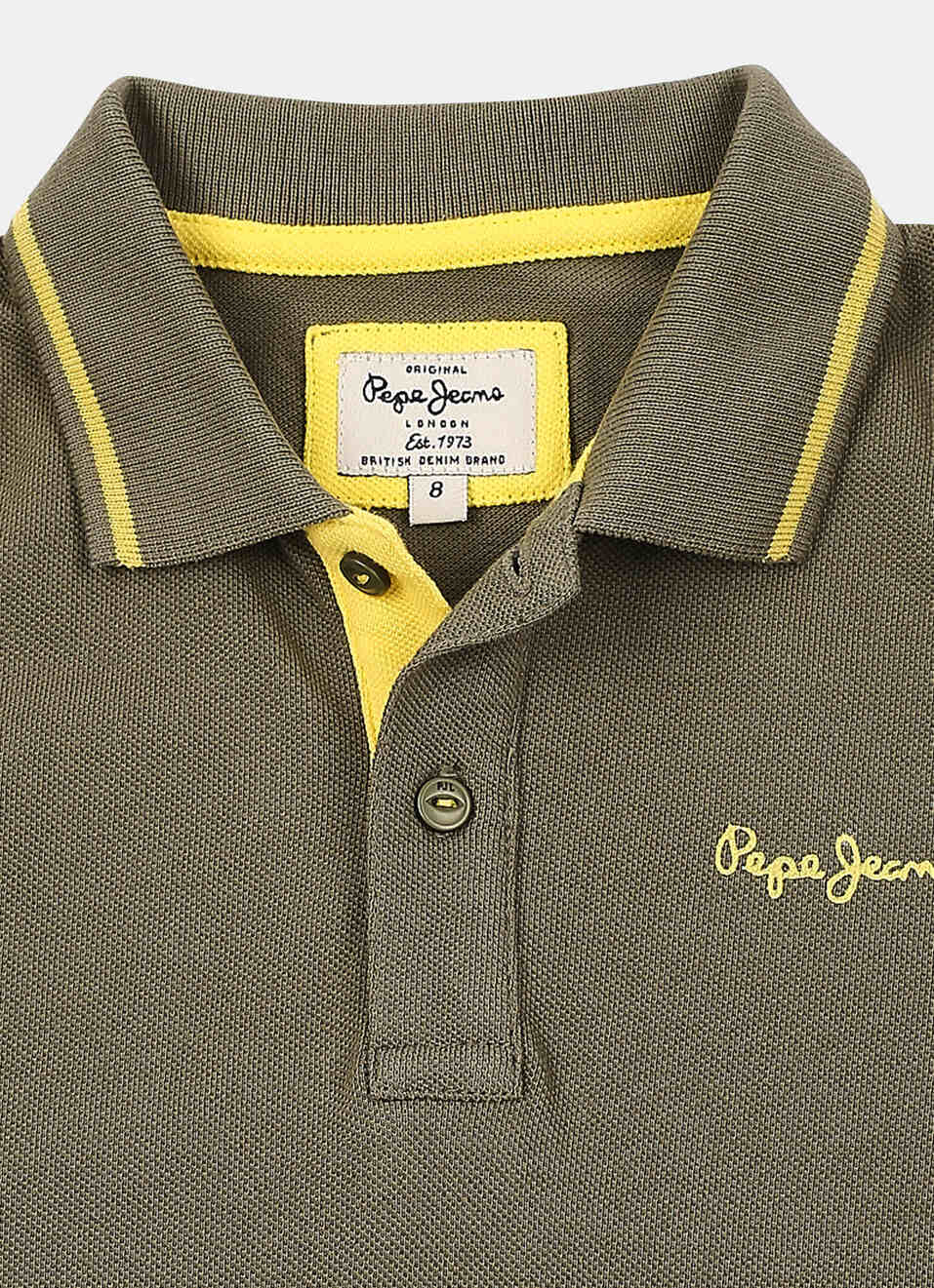Solid Yellow Polo, , large image number 2