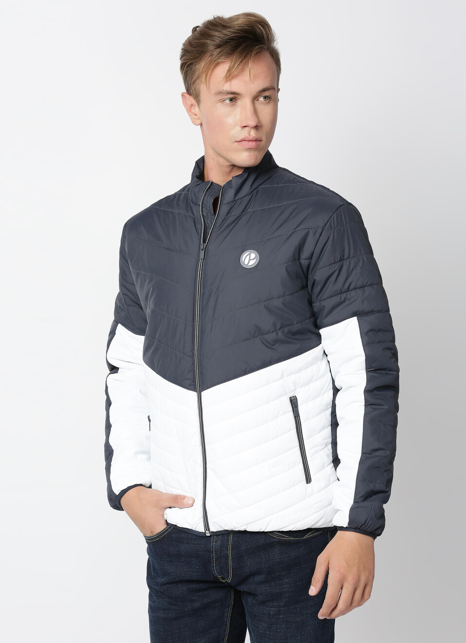Castle Colour Block Puffer Jacket, , large image number 0