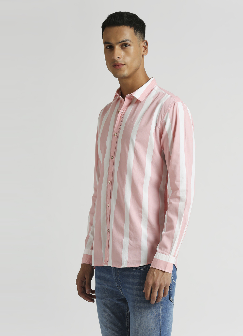 Pink Stripes Long Sleeve Shirt, , large image number 2