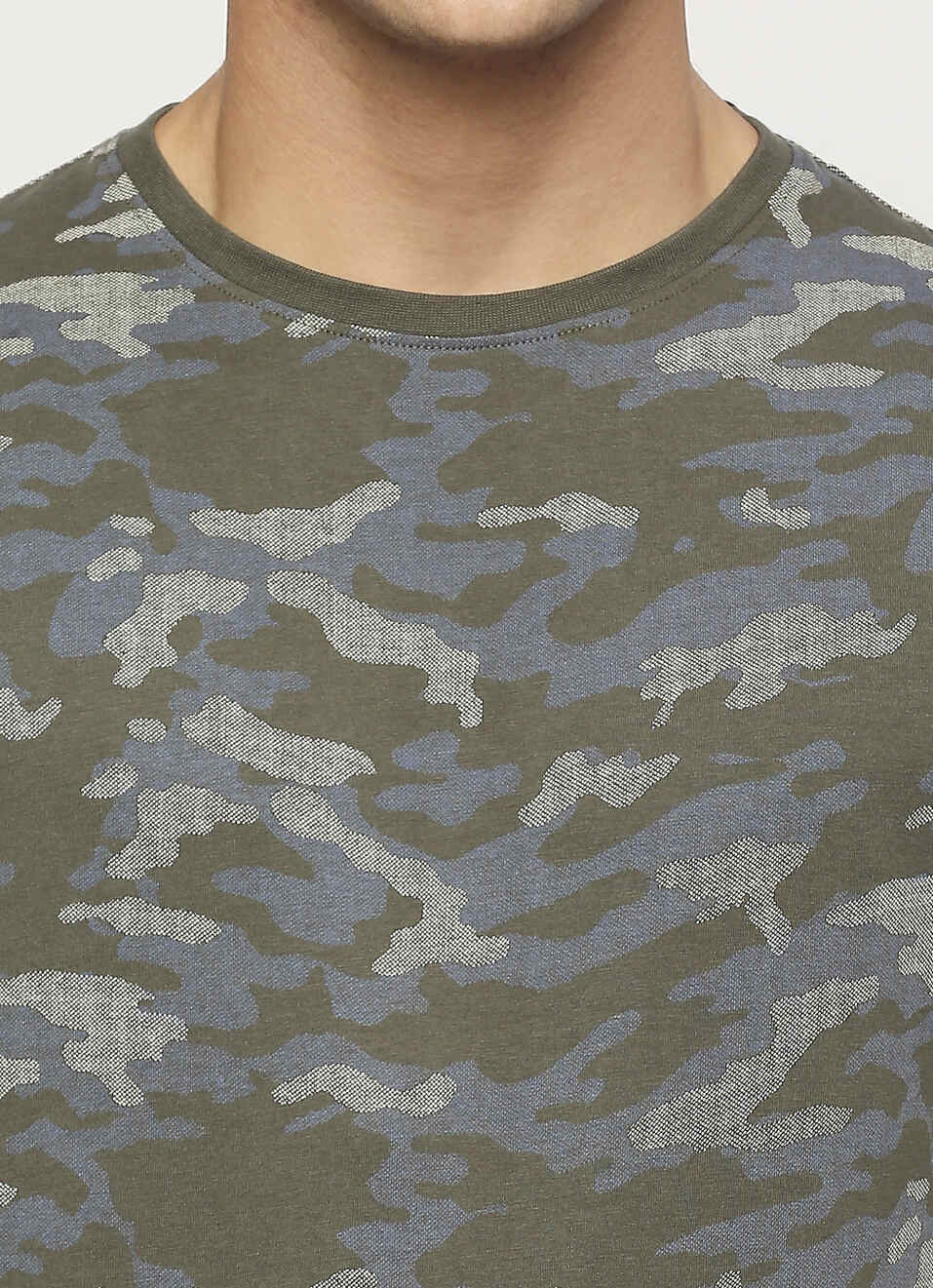 Green All Over Printed Short Sleeve Tee, , large image number 4