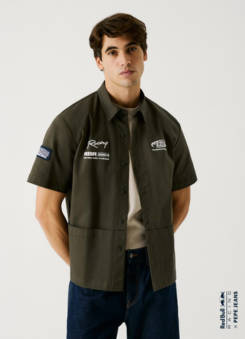 Red Bull Racing X Pepe Jeans Pitlane Oversized Shirt 
