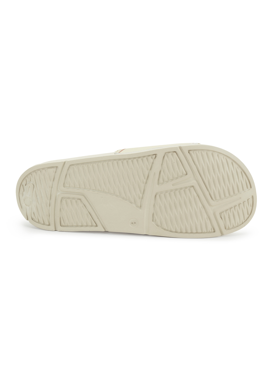 Men Beige Logo Print Anti Skid Sliders, , large image number 6