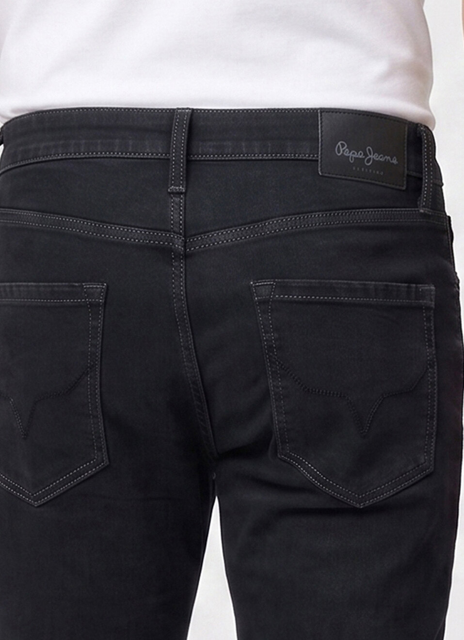 Men Black Stretchable Jeans, , large image number 5