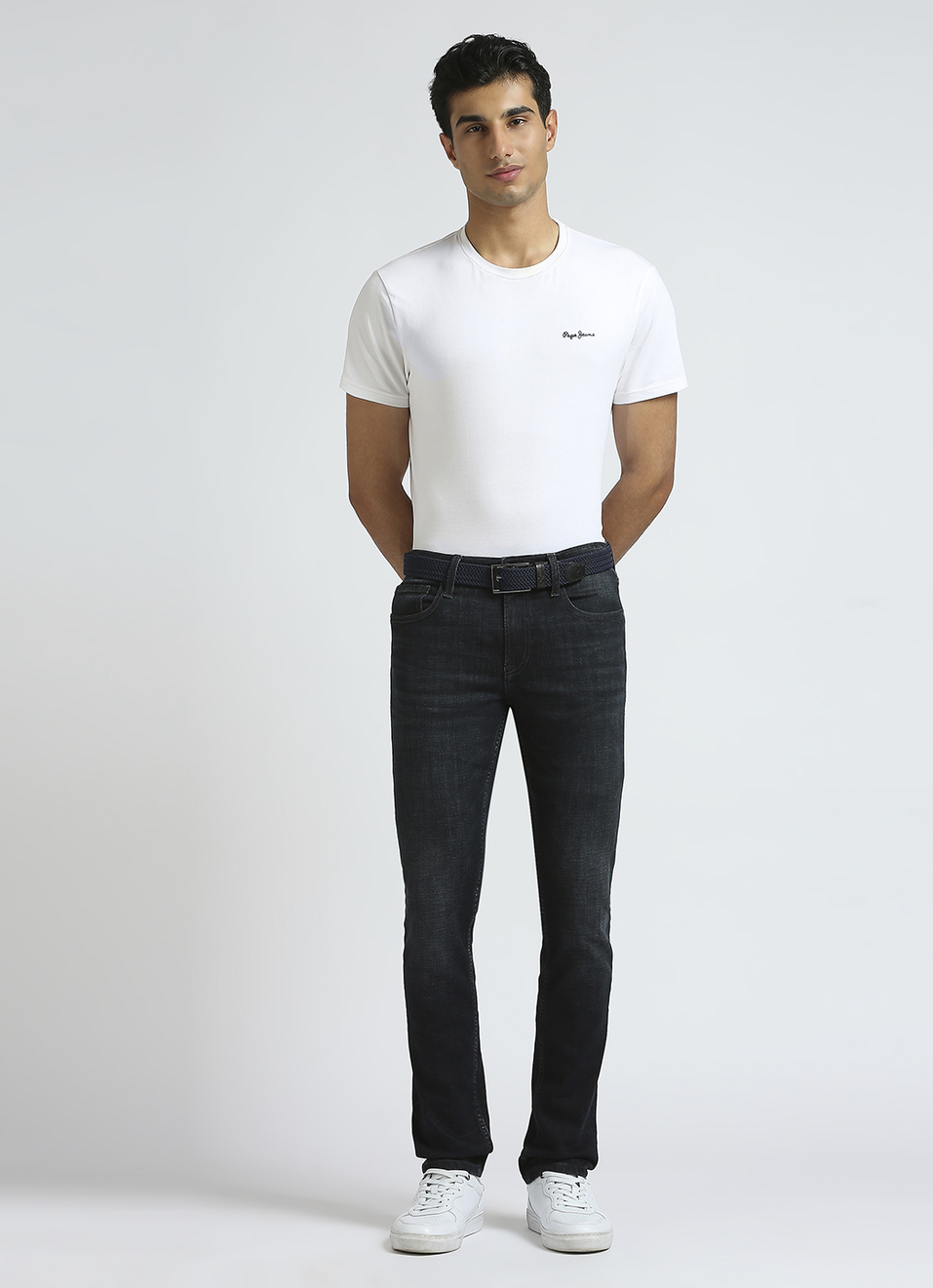 Scott Black Low Waist Skinny Jeans, , large image number 1