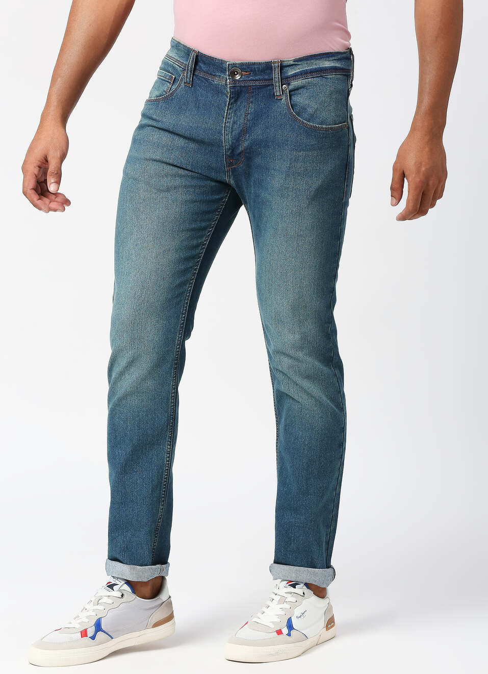 Tapered Vapour Low Waist Slim Fit Tapered Leg, , large image number 2