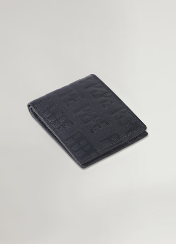 Blue Embossed Wallet