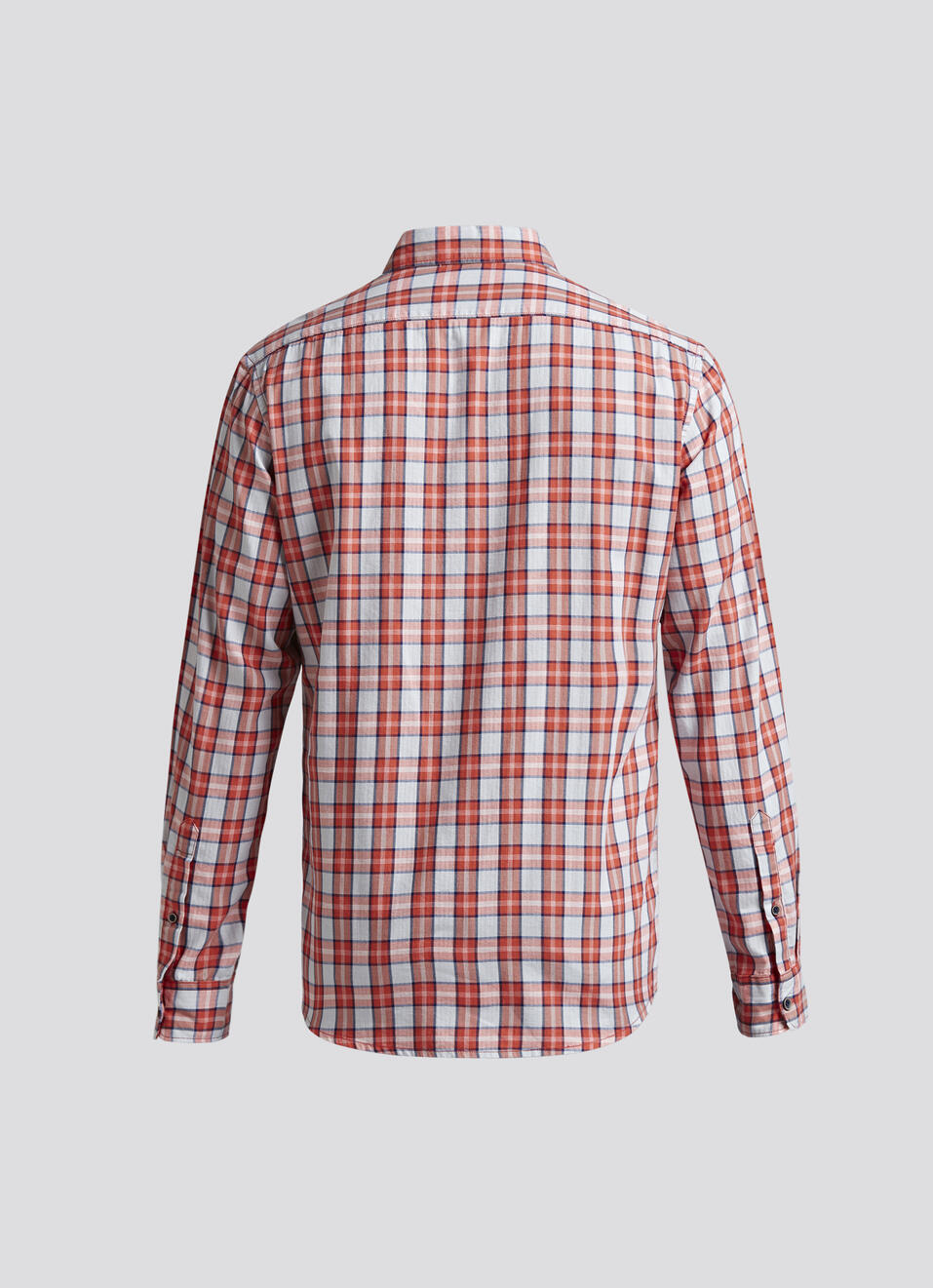Orange Checks Full Sleeve Shirt, , large image number 7