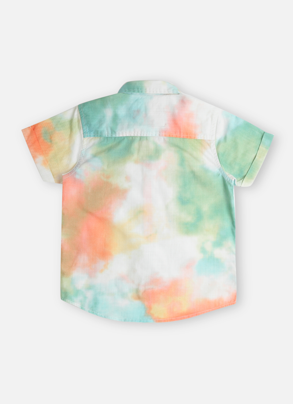 Boys Tie And Dye Short Sleeve Shirts, , large image number 1