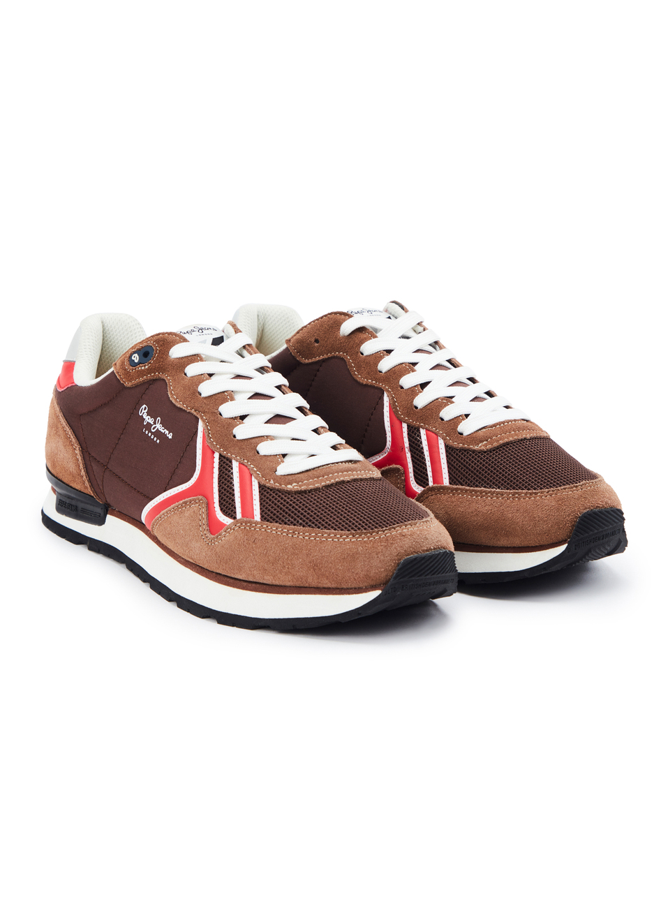 Brown Retro Anti-skid Running Sneakers, , large image number 2